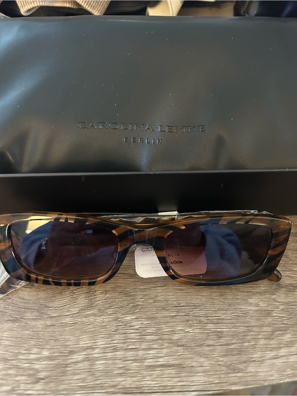 Carolina Lemke tortoiseshell sunglasses